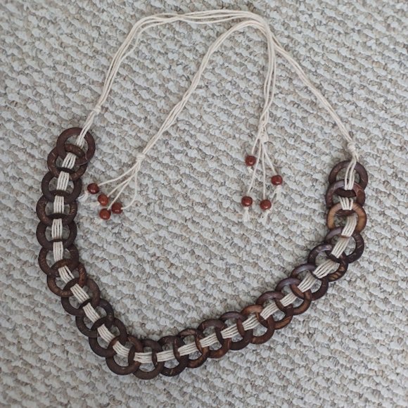 Wood Pattern Hoop Loop Belt - Picture 2 of 5